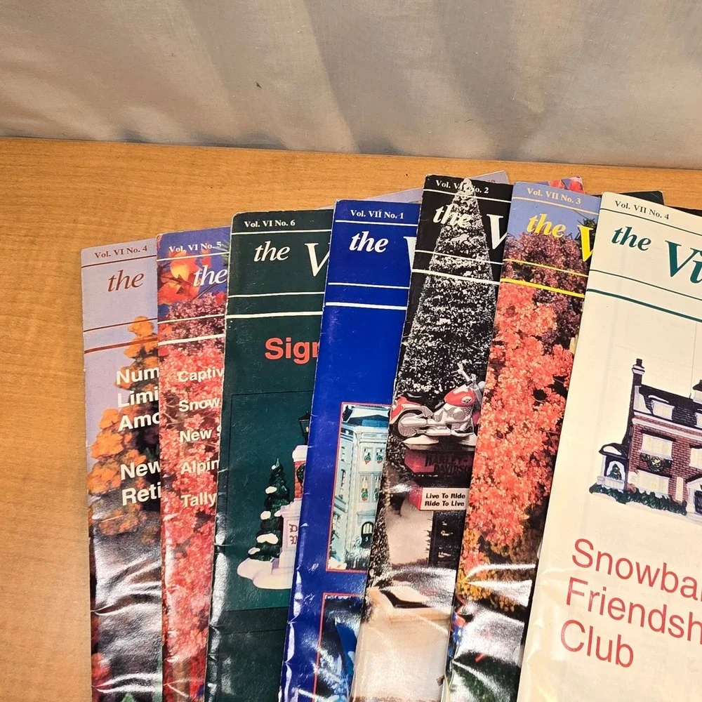 Lot of 11 - The‎ Village Chronicle Department 56 Magazine 2001